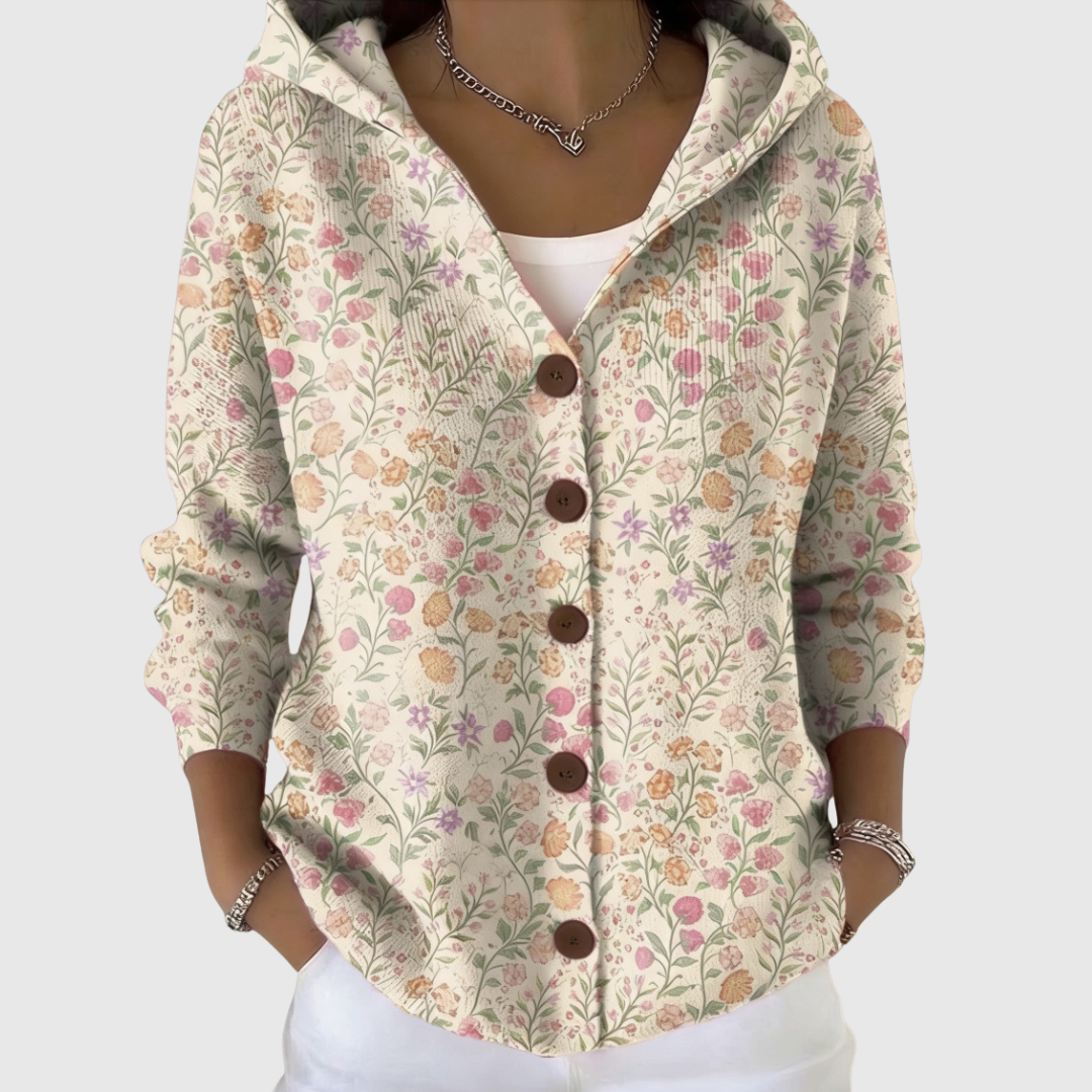 Kapuzen-Cardigan aus Strick – Weiss Modehaus