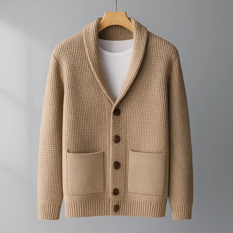 Luxuriöser Cashmere-Cardigan Herren Gualtiero – Bild 3