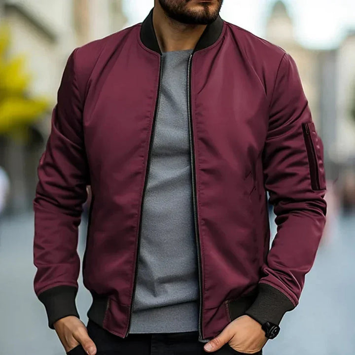 Klassischer Eleganter Bomber Herren Riccardo – Bild 5