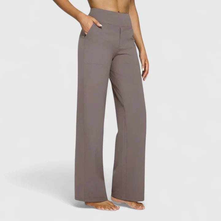Elegante Hosen Ame Taupe – Weiss Modehaus