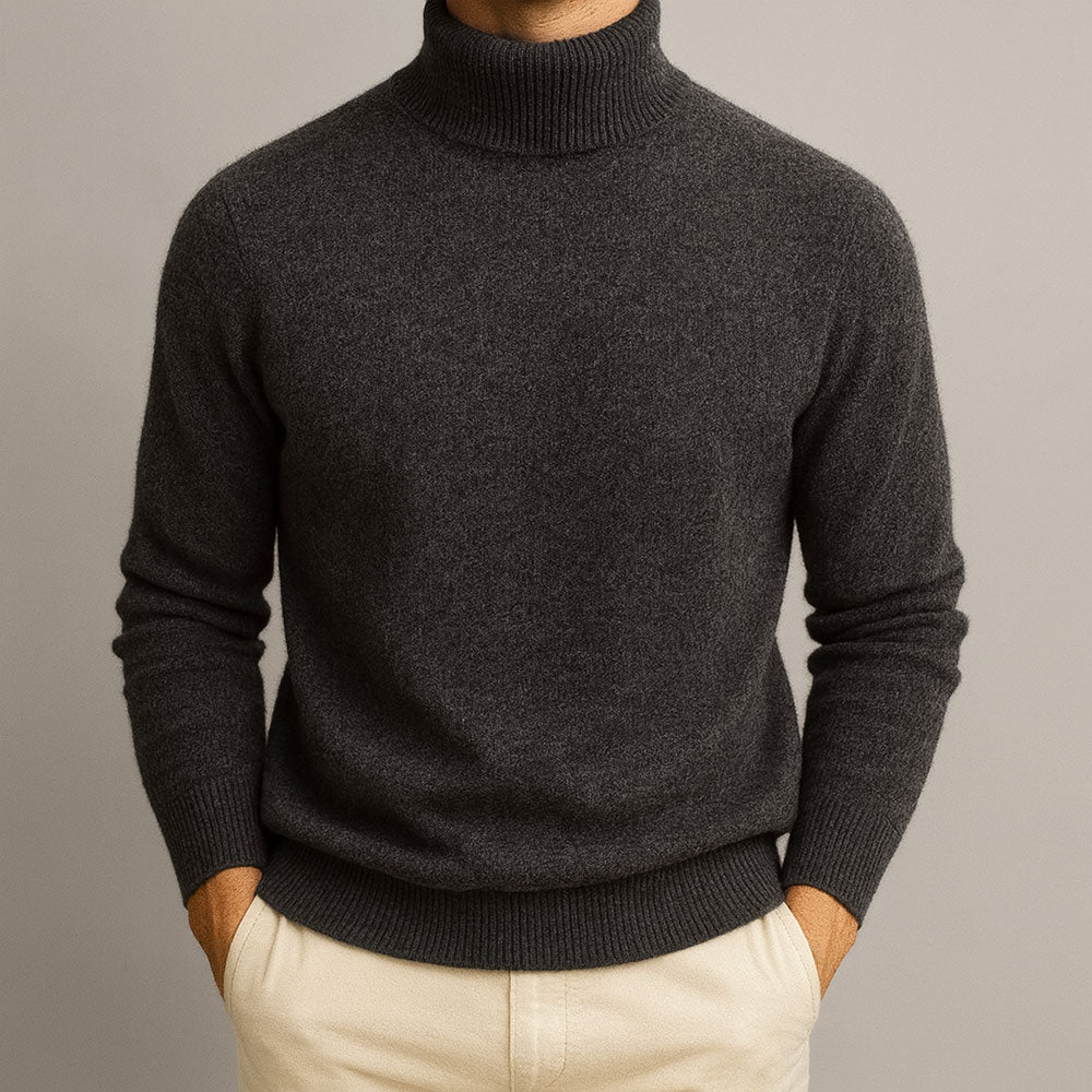 Herren Pullover mit Stehkragen Settimo – Bild 5
