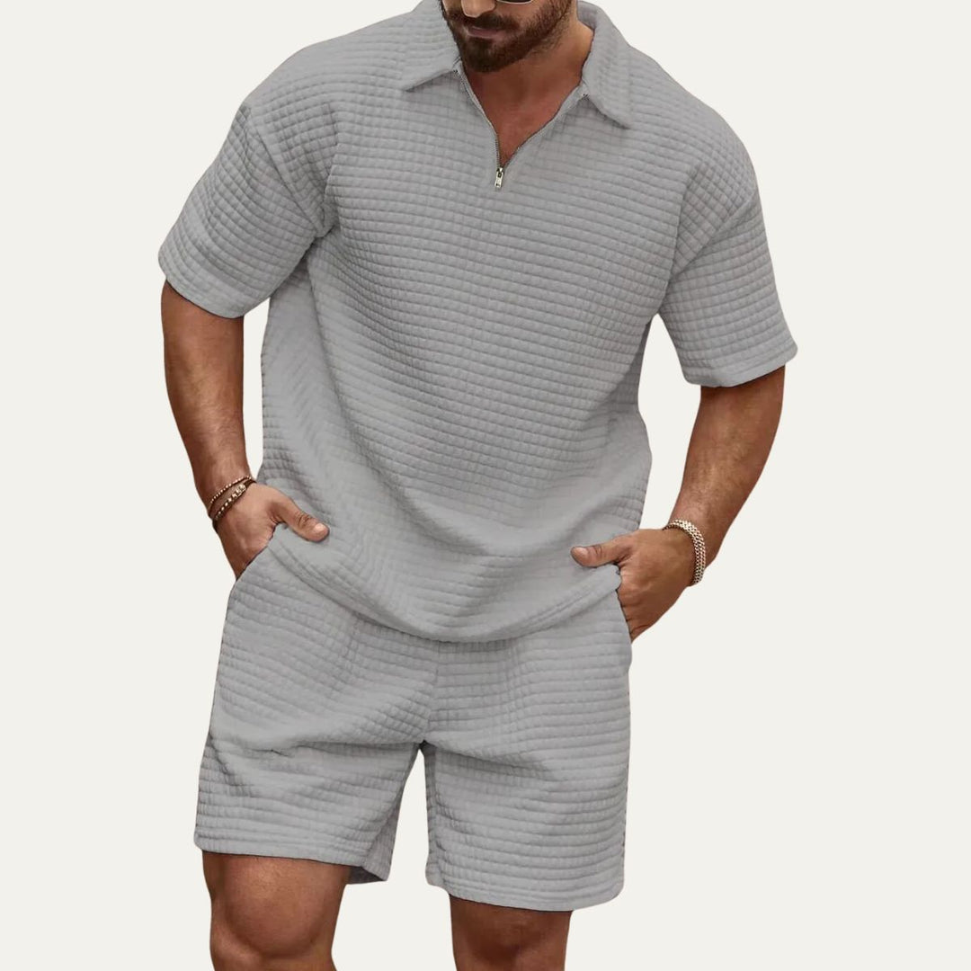 Nico™ | Leichtes Sommer-Set Polo & Shorts