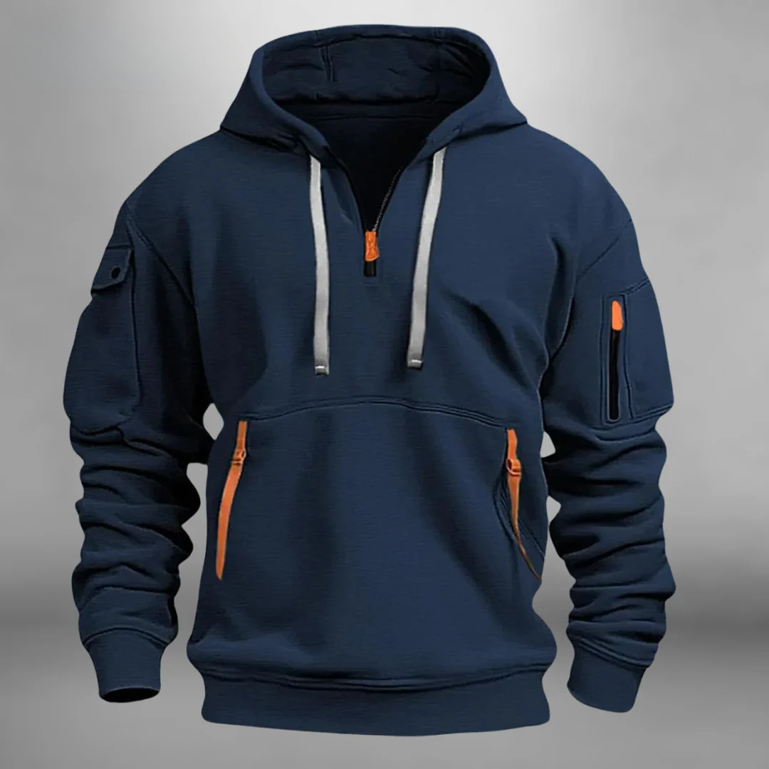 Weiche Kapuzenpullover Herren Marcello – Bild 4