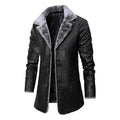 Winterjacke mit Sherpa Zeno Schwarz – Weiss Modehaus