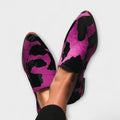 Mokassins Kuhmuster Paloma Rosa – Weiss Modehaus