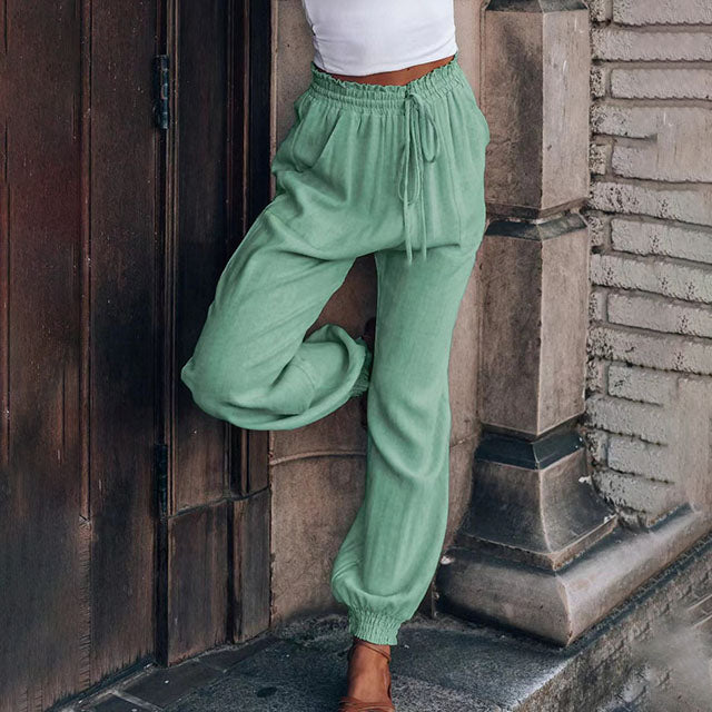 Elegante Jogginghosen mit Kordelzug Kaeli – Bild 12
