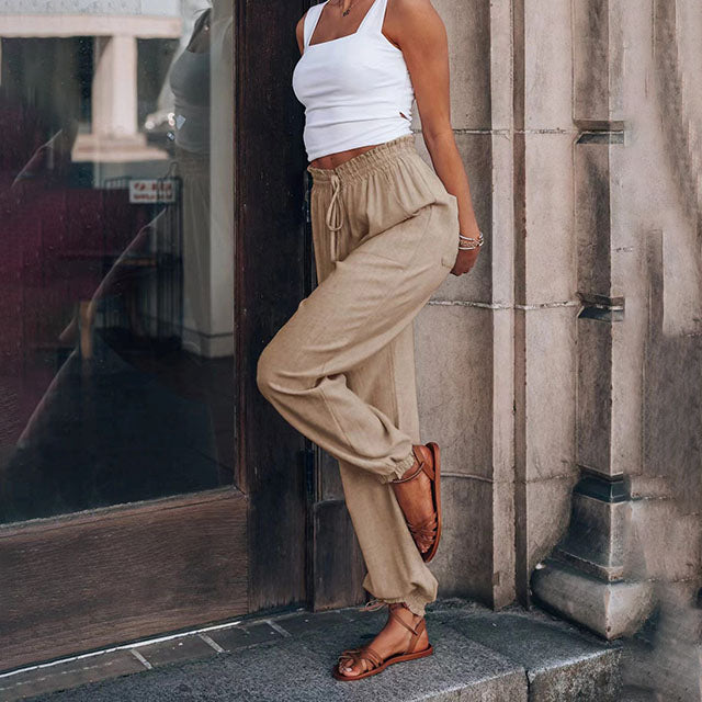 Elegante Jogginghosen mit Kordelzug Kaeli – Bild 7