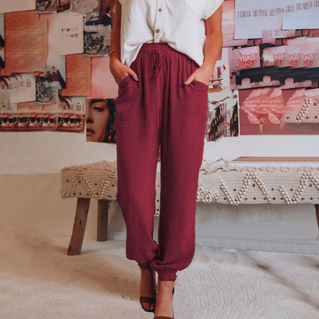 Elegante Jogginghosen mit Kordelzug Kaeli – Bild 8