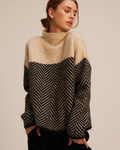 Pullover aus Baumwolle mit Stehkragen Norah – Bild 3