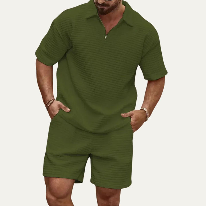 Nico™ | Leichtes Sommer-Set Polo & Shorts