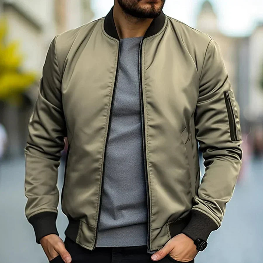 Klassischer Eleganter Bomber Herren Riccardo – Bild 6