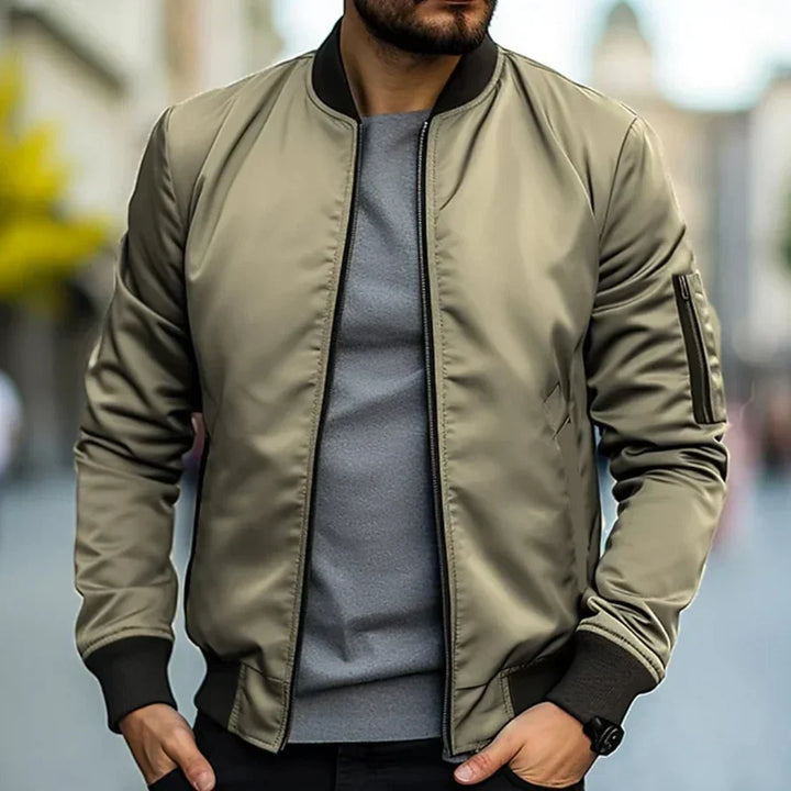 Klassischer Eleganter Bomber Herren Riccardo – Bild 6
