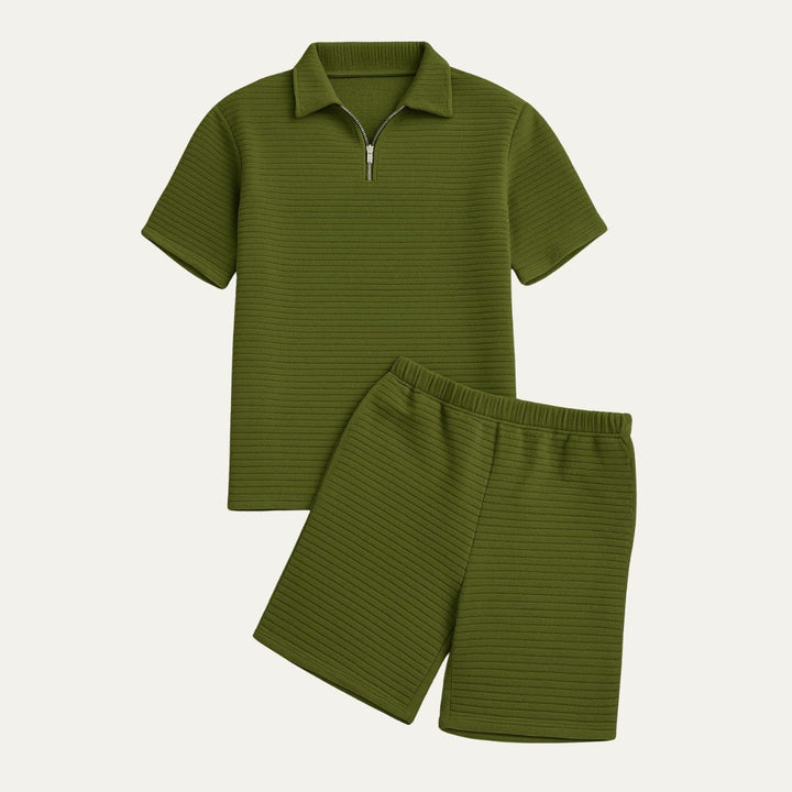 Nico™ | Leichtes Sommer-Set Polo & Shorts