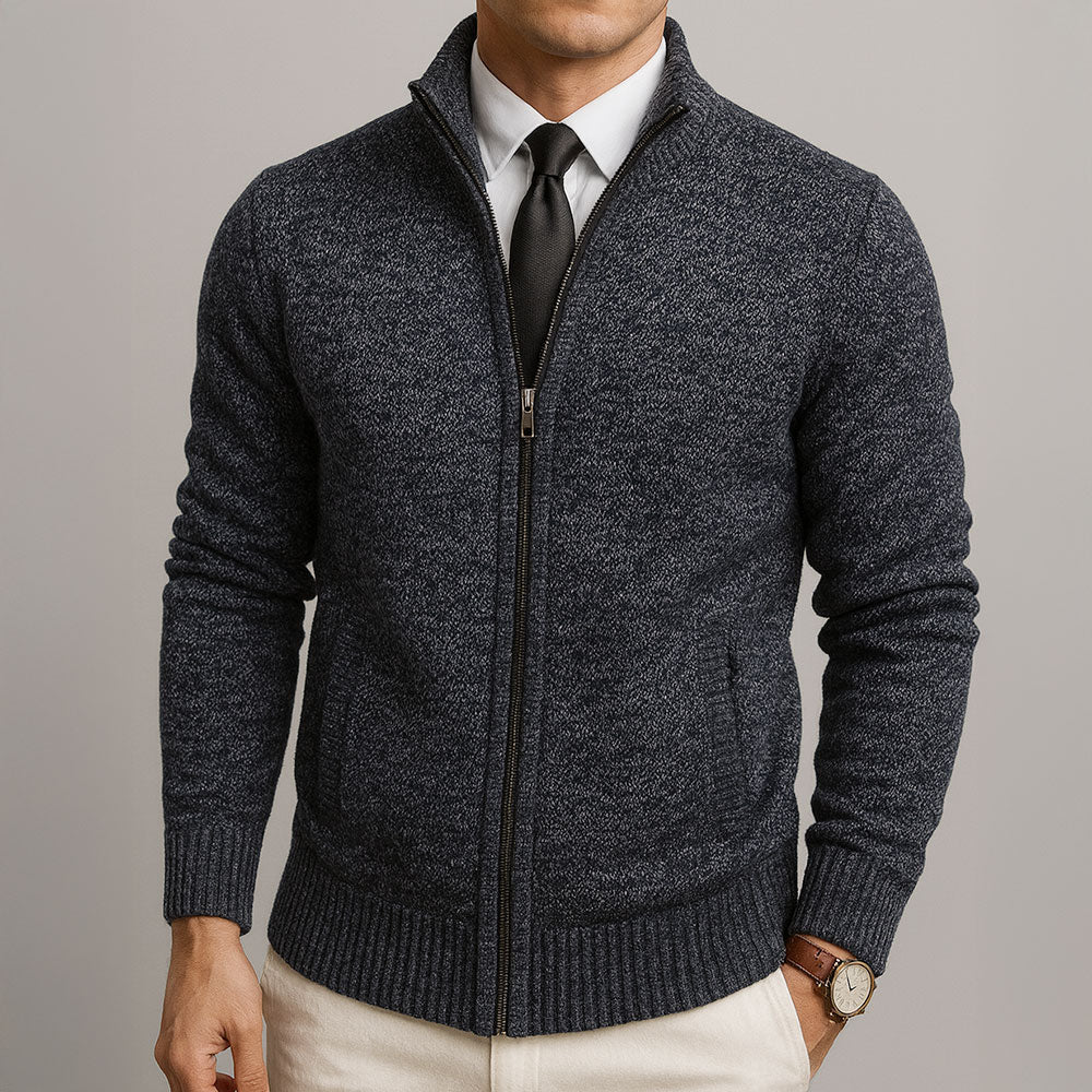 Maßgeschneiderter Wollcardigan Herren Gregorio – Bild 2