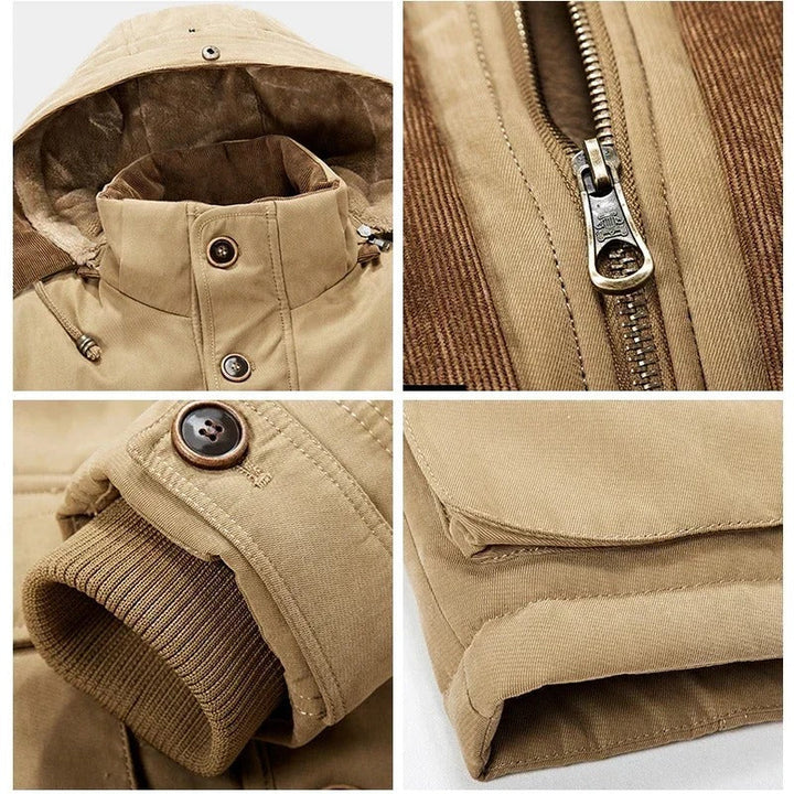 Gepolsterte Jacke mit Kapuze Sauro – Bild 7