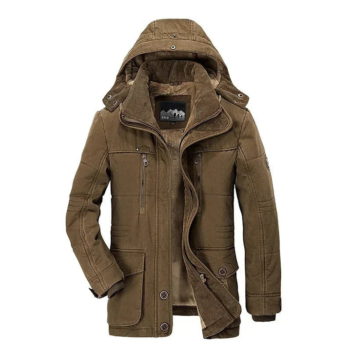 Gepolsterte Jacke mit Kapuze Sauro – Bild 2