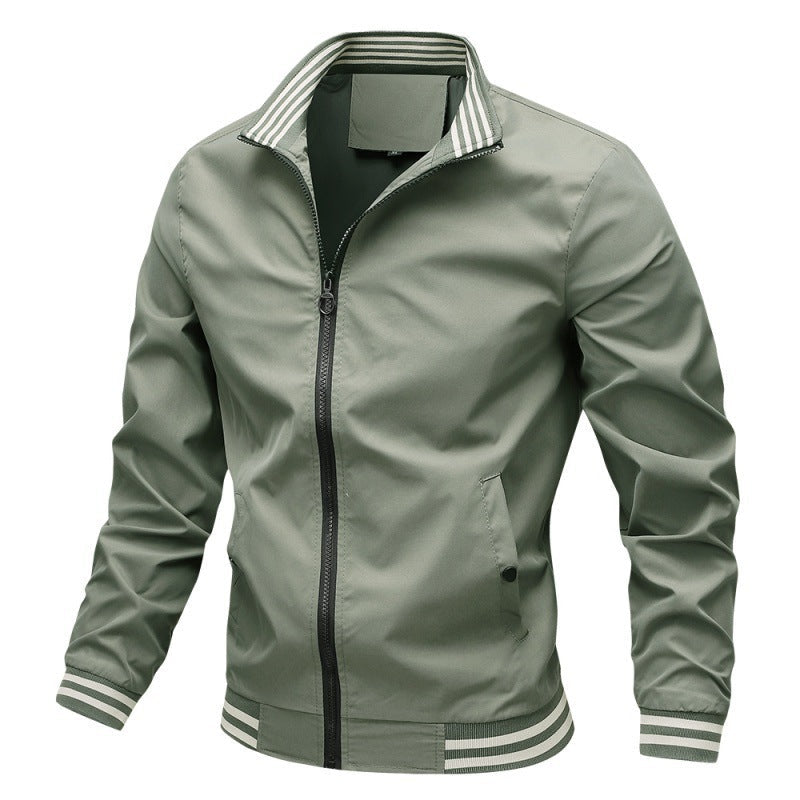 Herren Bomberjacke mit gestreiften Rändern Luca – Bild 5