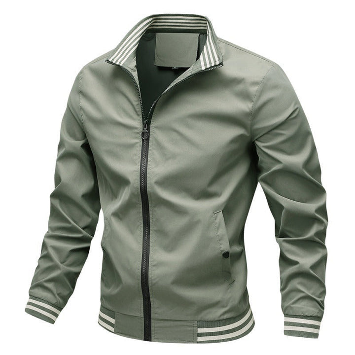 Herren Bomberjacke mit gestreiften Rändern Luca – Bild 5