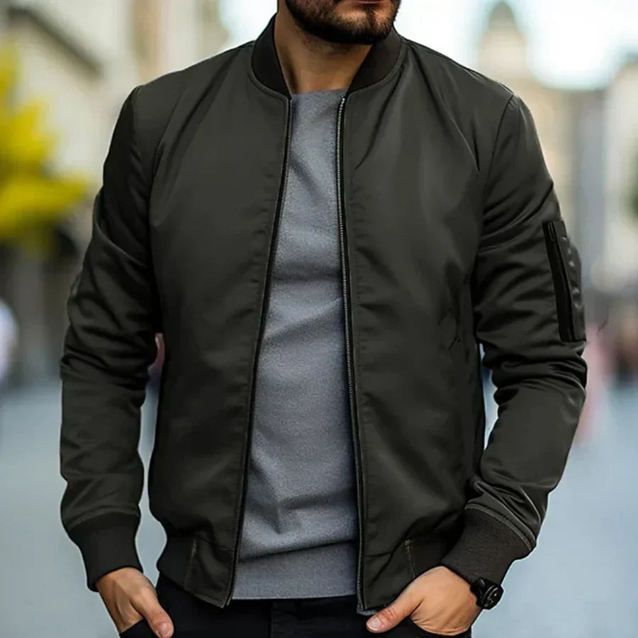 Klassischer Eleganter Bomber Herren Riccardo – Bild 4