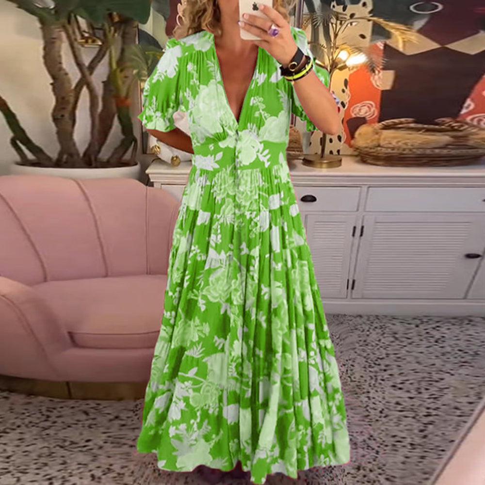 Floriana - Vibrantes Blumenkleid