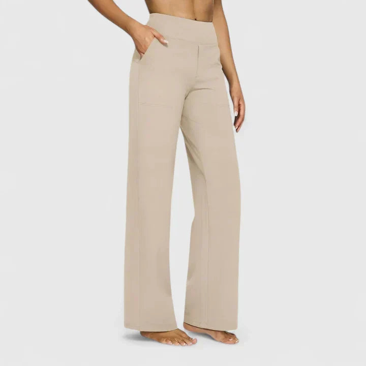 Bequeme Hosen Jasmynne Taupe – Weiss Modehaus