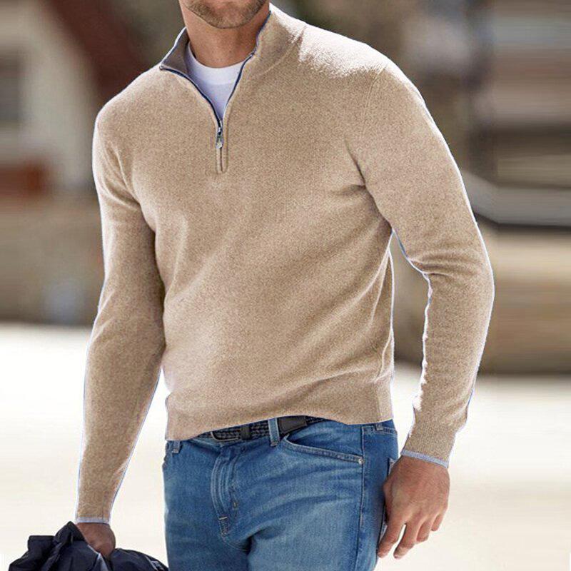 Herrenpullover mit Reißverschluss Arnaldo – Bild 6