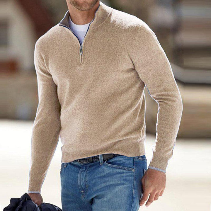 Herrenpullover mit Reißverschluss Arnaldo – Bild 6
