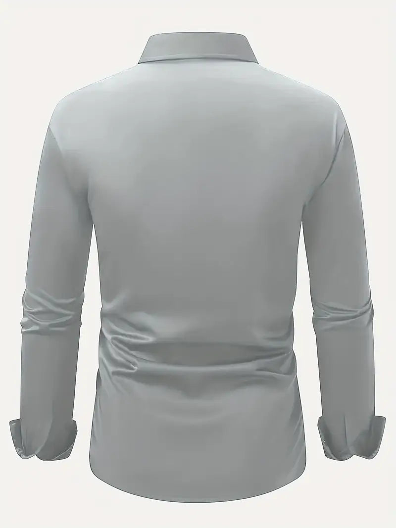 Atmungsaktive Langarmbluse Herren Valentino – Bild 16