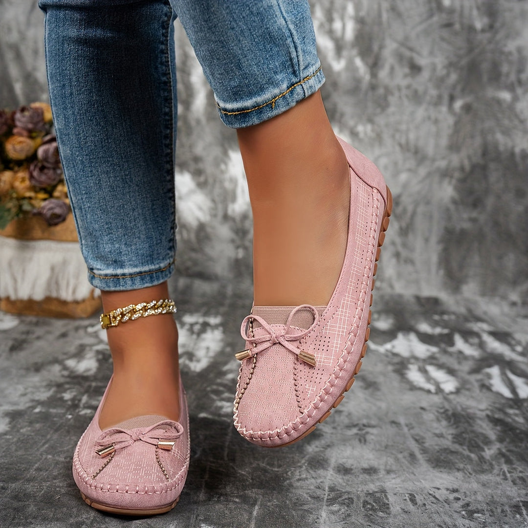 Weiche Komfort-Loafer mit zarter Schleife Sabine – Bild 7