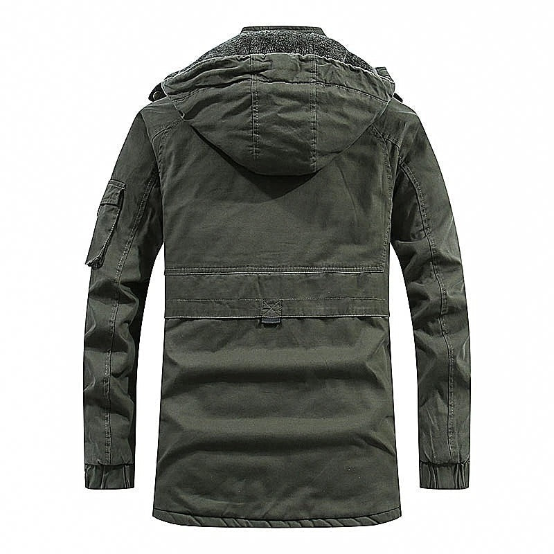 Gefütterte Sherpa Kapuzenjacke Tito – Bild 2