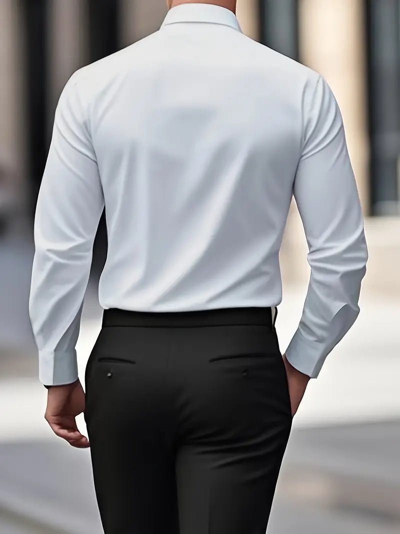 Atmungsaktive Langarmbluse Herren Valentino – Bild 11