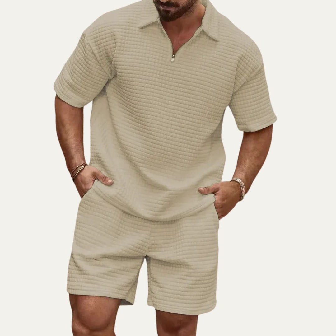 Nico™ | Leichtes Sommer-Set Polo & Shorts