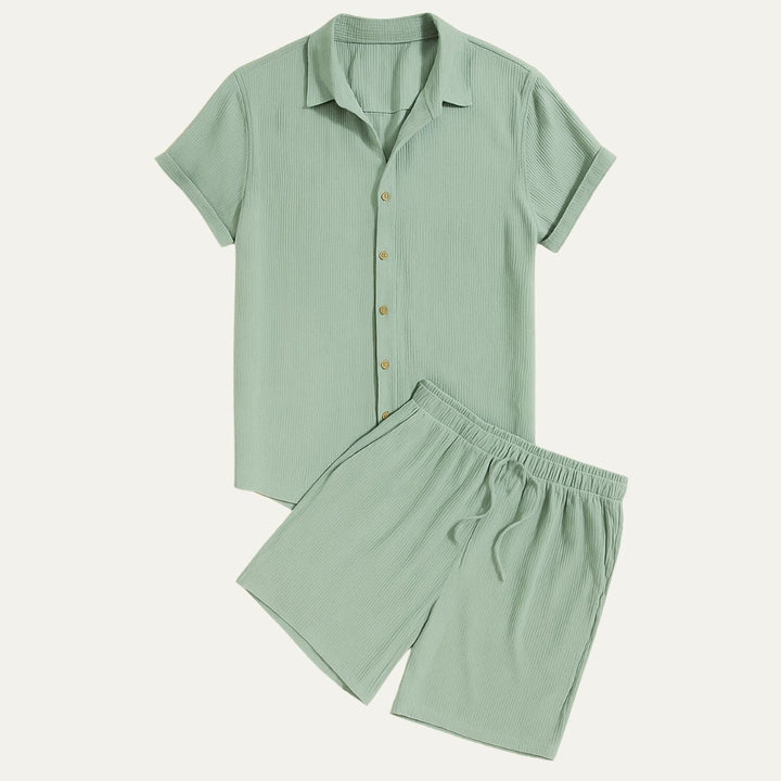 Luis™ | Mediterranes Sommer-Set Hemd & Hose