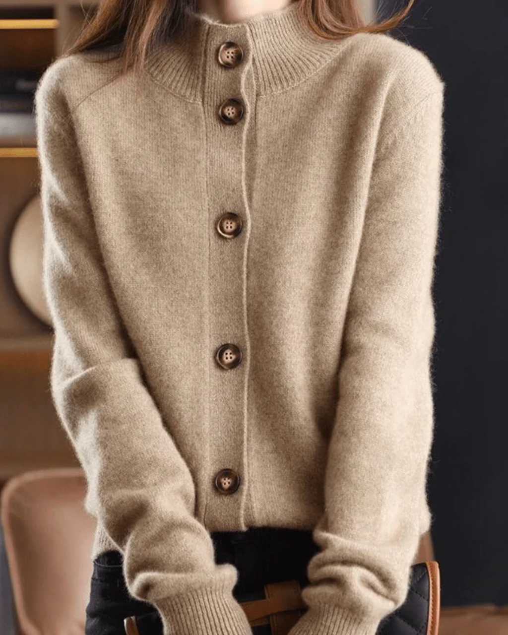 Cashmere Cardigan im Retro-Stil Claire – Bild 7