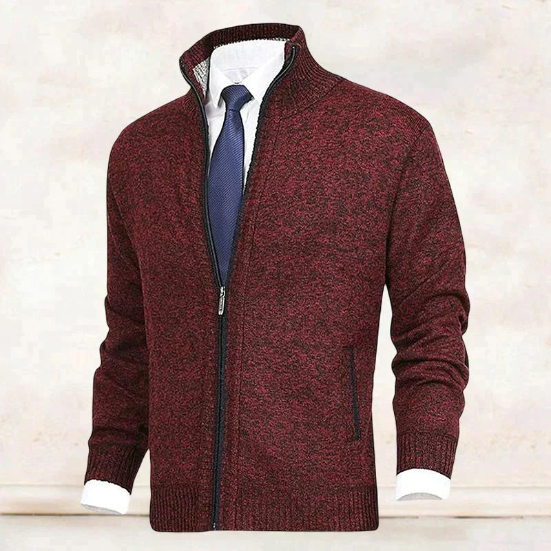 Herren Cardigan mit Stehkragen Alfredo – Bild 7