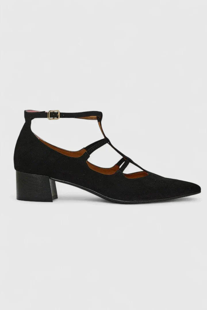 Orthopädische Absätze Lyn Schwarz – Weiss Modehaus