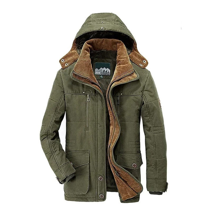 Gepolsterte Jacke mit Kapuze Sauro – Bild 3