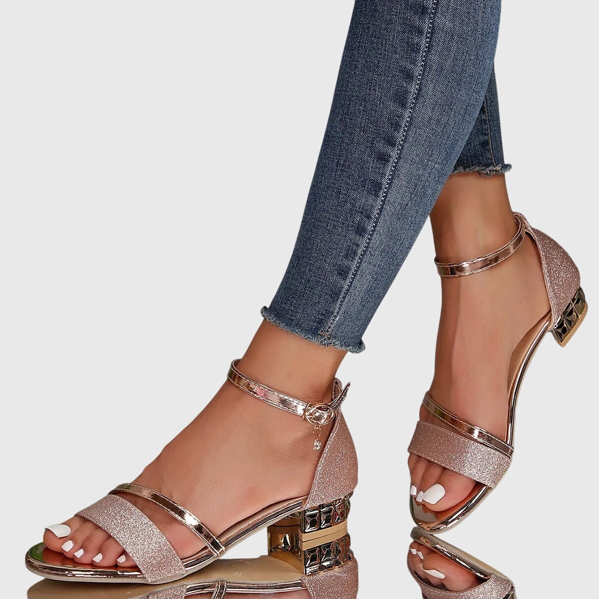 Orthopädische Absatzsandalen Alison – Bild 5