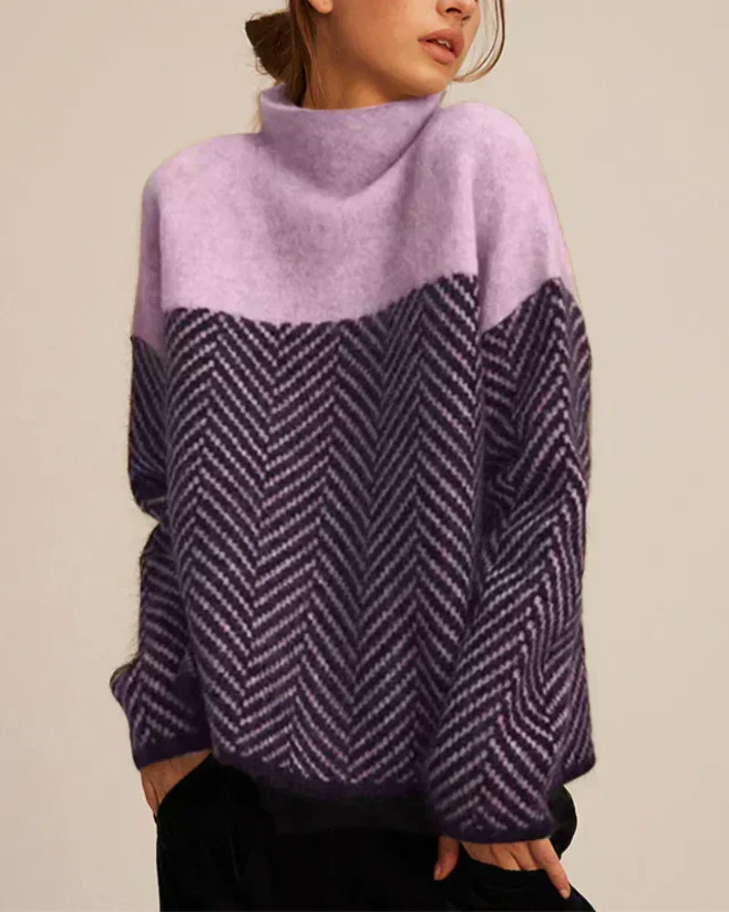 Pullover aus Baumwolle mit Stehkragen Norah – Bild 7