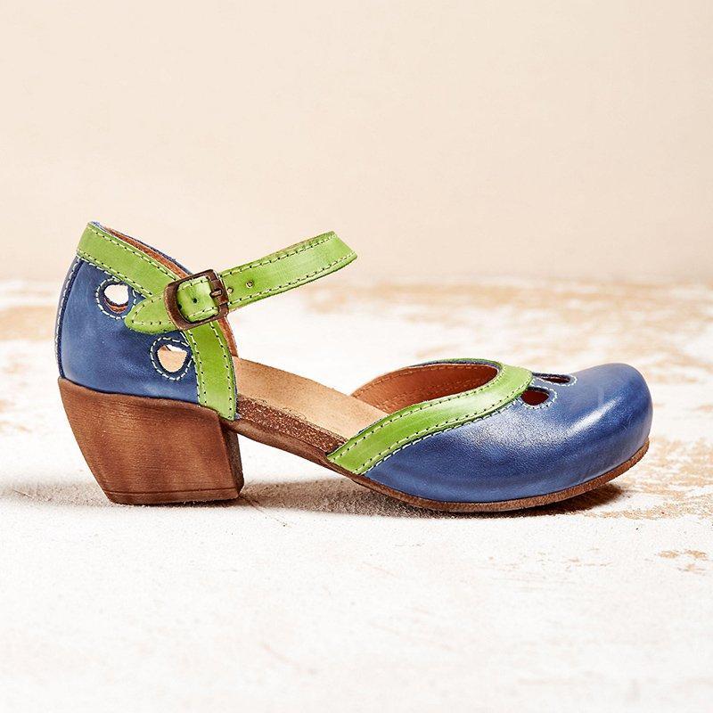 Orthopädische Sandalen mit niedrigem Absatz Laisy – Bild 6