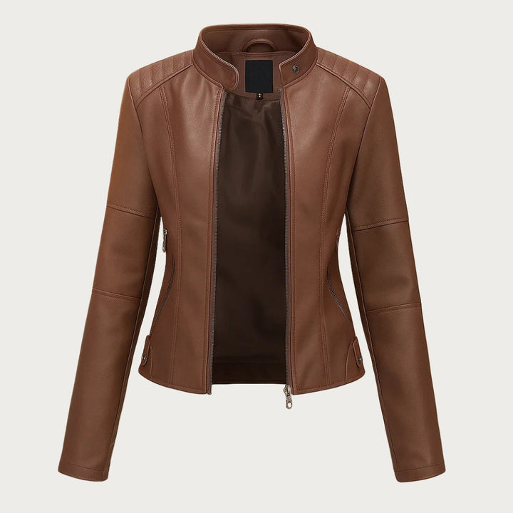 Jeniffer™ | Lederjacke im modernen Stil