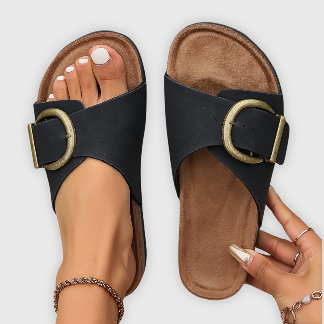 Bequeme Sandalen mit weichem Gleit-Einstieg Aurora – Bild 4