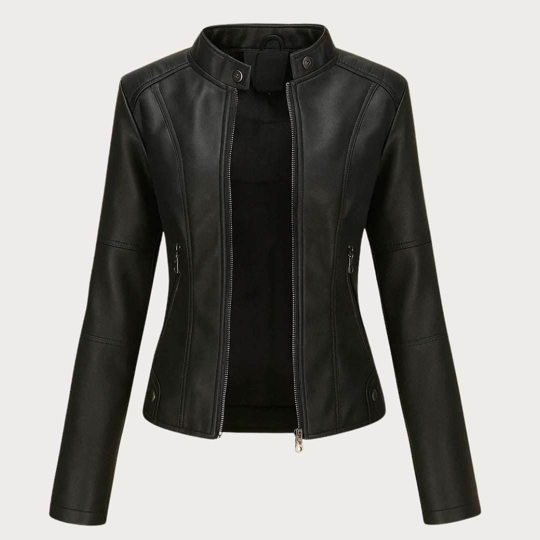 Jeniffer™ | Lederjacke im modernen Stil