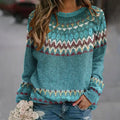 Pullover mit Retro-Wave-Muster Regina – Bild 2