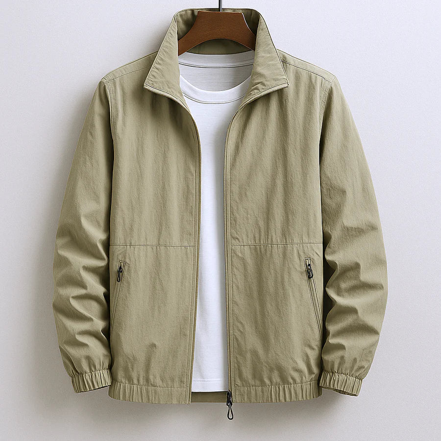 Leichte Sommerjacke Herren Ottavio Khaki – Weiss Modehaus