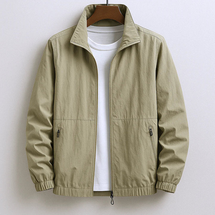 Leichte Sommerjacke Herren Ottavio Khaki – Weiss Modehaus