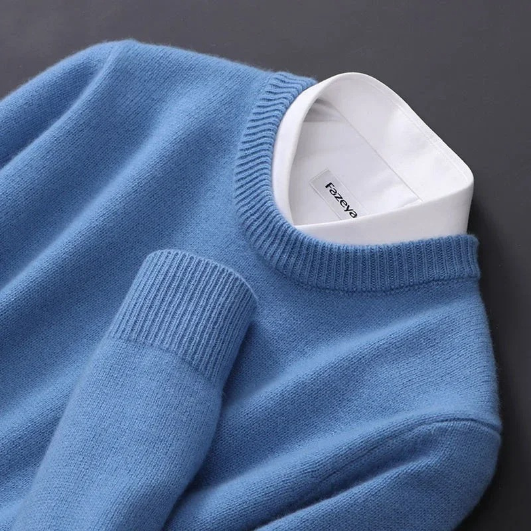 Luxuriöser Cashmere-Pullover Herren Pasquale – Bild 8