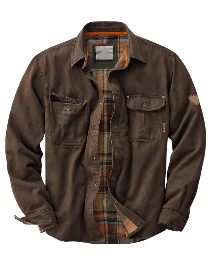 Vintage Baumwolljacke Herren Aldo – Bild 5