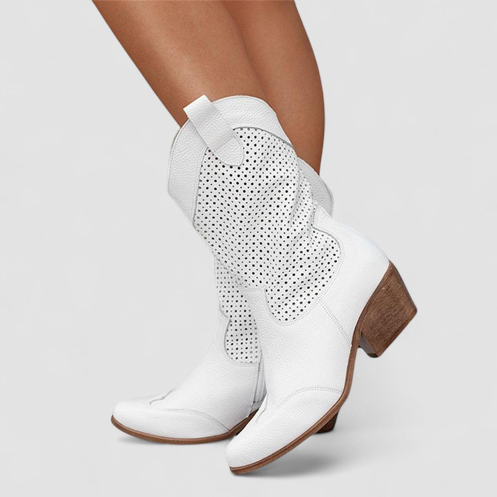 Orthopädische Westernstiefel Zara Weiß – Weiss Modehaus
