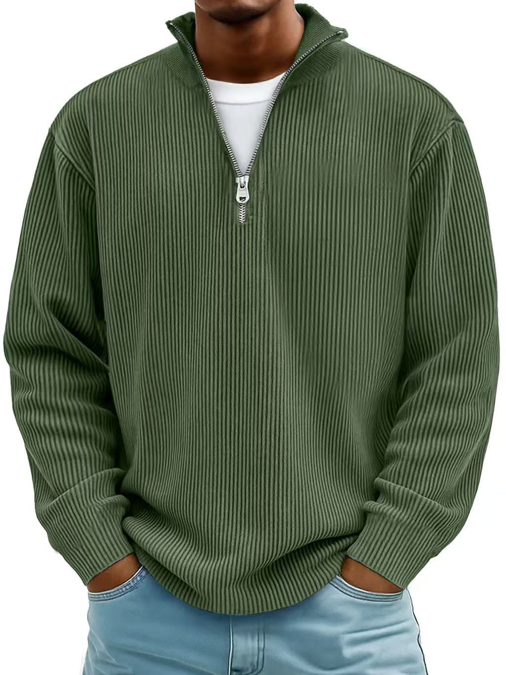 Rippstrickpullover mit Reißverschluss Marc – Bild 10